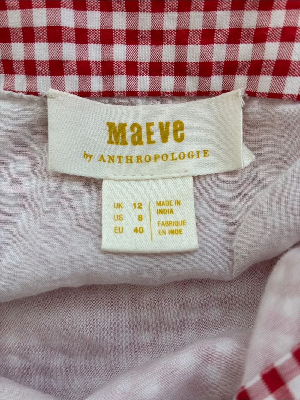 Anthropologie smocked high